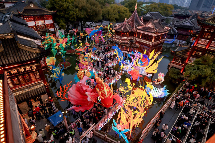 Lễ hội đèn lồng Yuyuan Garden với những tác phẩm hoành tráng được du khách chờ đón hàng năm. (Ảnh: SHANGHAI YUYUAN HUADENG CULTURE AND CREATIVITY) A1-13.JPG