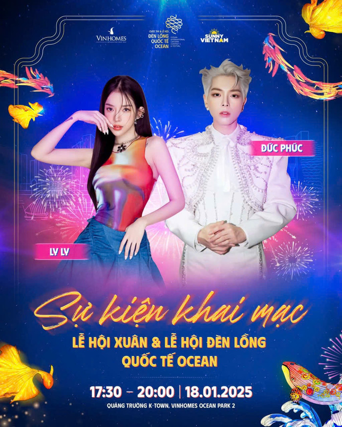 Đức Phúc và Ly Ly sẽ khuấy động sân khấu khai mạc Lễ hội “Ánh sáng phương Đông”. A1-18.jpg