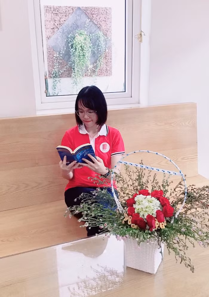 Em Tăng Mỹ Nhiên, thủ khoa Chuyên Anh năm học 2019-2020, Trường Trung học phổ thông Chuyên Lê Quý Đôn, Vũng Tàu (Ảnh CTVCC)