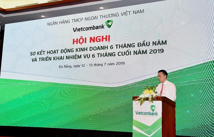 Ông Phạm Quang Dũng - Tổng giám đốc Vietcombank báo cáo kết quả hoạt động kinh doanh 6 tháng đầu năm 2019 Ông Phạm Quang Dũng - Tổng giám đốc Vietcombank báo cáo kết quả hoạt động kinh doanh 6 tháng đầu năm 2019