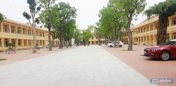 Trường Trung học phổ thông Quảng Xương 1. Ảnh: An Bình Trường Trung học phổ thông Quảng Xương 1. Ảnh: An Bình