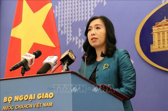 Người Phát ngôn Bộ Ngoại giao Lê Thị Thu Hằng. (Ảnh: TTXVN) Người Phát ngôn Bộ Ngoại giao Lê Thị Thu Hằng. (Ảnh: TTXVN)