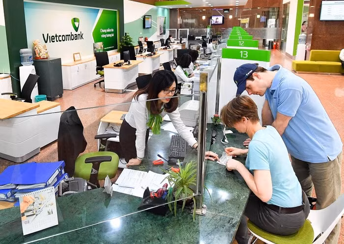 Hoạt động giao dịch tại Vietcombank