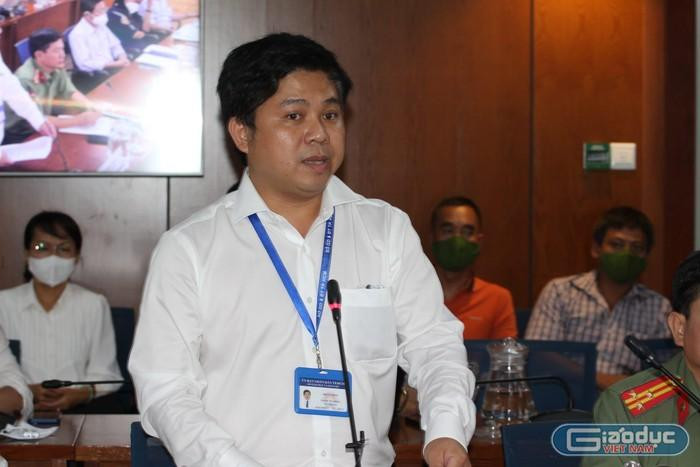 Ông Hồ Tấn Minh - Chánh Văn phòng Sở Giáo dục và Đào tạo Thành phố Hồ Chí Minh (ảnh: P.L) Ông Hồ Tấn Minh - Chánh Văn phòng Sở Giáo dục và Đào tạo Thành phố Hồ Chí Minh (ảnh: P.L)