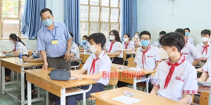 Học sinh của tỉnh Bình Phước tham gia kỳ thi tuyển chọn học sinh giỏi (ảnh minh họa: Báo Bình Phước online)