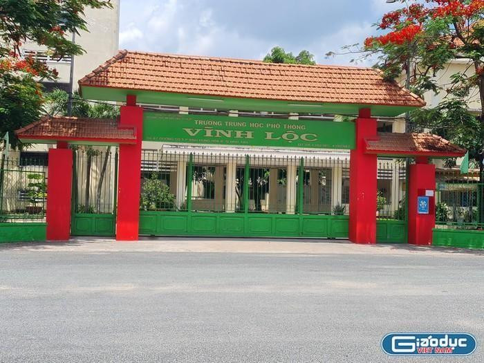 Trường trung học phổ thông Vĩnh Lộc, quận Bình Tân, Thành phố Hồ Chí Minh (ảnh minh họa: P.L) Trường trung học phổ thông Vĩnh Lộc, quận Bình Tân, Thành phố Hồ Chí Minh (ảnh minh họa: P.L)