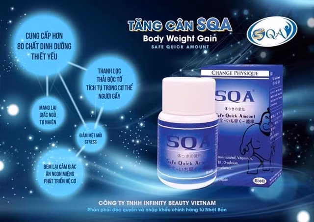 Sản phẩm "Tăng cân SQA"
