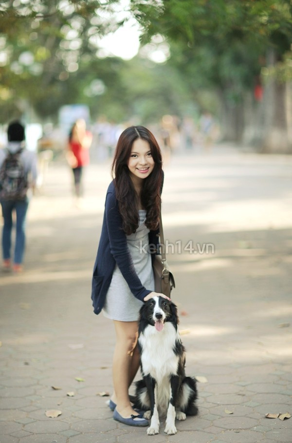 Hiện tại, cô bạn đang có kỳ nghỉ và đã bay về Việt Nam cùng gia đình.