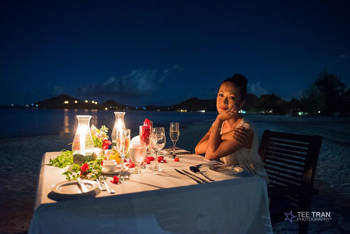 Năm ngoái vào sinh nhật 40 của ca sĩ Bảo Hân, cô được bạn trai Tee Trần cầu hôn