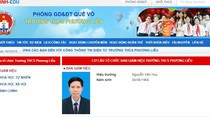 Hiệu trưởng Trường Trung học cơ sở Phương Liễu bị tố sai phạm từ năm 2011 và năm 2017 kết luận của Ủy ban nhân dân huyện Quế Võ về những sai phạm như tham ô, tham nhũng tiền của học sinh và ngân sách, nhưng đến nay vẫn làm hiệu trưởng và không hề bị xử lý. Ảnh: Chụp từ cổng thông tin điện tử Phòng Giáo dục và Đào tạo Quế Võ.