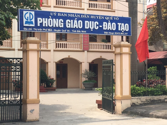 Lãnh đạo Phòng Giáo dục và Đào tạo huyện Quế Võ bị tố có nhiều dấu hiệu bao che, dung túng cho sai phạm. Khi người dân gửi đơn tố cáo thì trả lời thiếu trách nhiệm. Ảnh: Vũ Phương