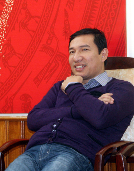 Quang Thắng là người đảm đang công công việc nhà cửa, bếp núc. Ảnh: Văn Trinh.