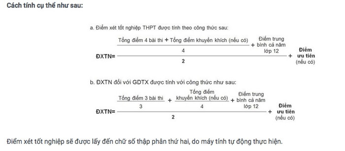 Điểm học bạ lớp 12 không chiếm quá 30% trong cách tính tốt nghiệp năm 2019 ảnh 1 Điểm học bạ lớp 12 không chiếm quá 30% trong cách tính tốt nghiệp năm 2019 ảnh 1
