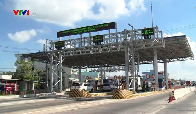 Tên gọi "Trạm thu phí" đã được trả lại từ ngày 10/7. Ảnh: VTV Tên gọi "Trạm thu phí" đã được trả lại từ ngày 10/7. Ảnh: VTV