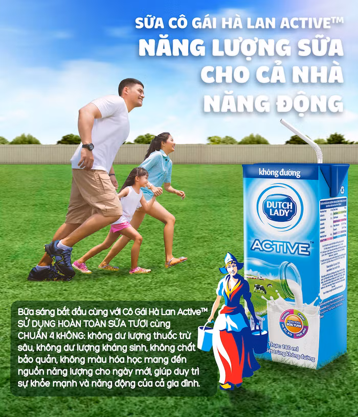 Tiêu chuẩn 4 KHÔNG là thước đo để bạn an tâm sử dụng sản phẩm sữa tươi cho người thân và gia đình mỗi ngày