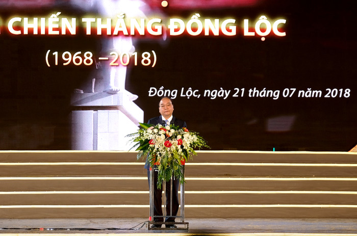 Thủ tướng phát biểu tại lễ kỷ niệm. Ảnh: VGP/Quang Hiếu
