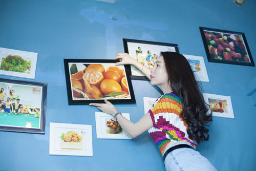 Chính vì tâm huyết đó nên chừng 2 tháng trở lại đây, Trà Ngọc Hằng tạm dừng khá nhiều hoạt động để chuẩn bị cho ngôi nhà trái cây của mình.