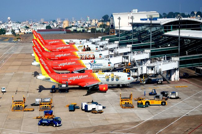 Đội bay của Vietjet Air ngày càng hiện đại. ảnh: vietjet.