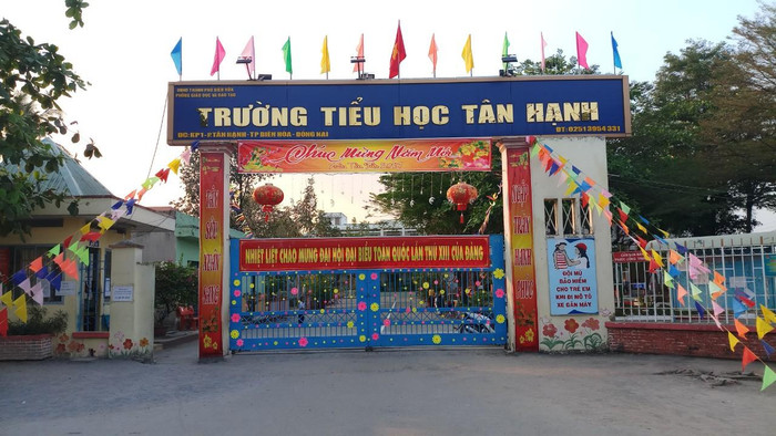Trường Tiểu học Tân Hạnh (phường Tân Hạnh, thành phố Biên Hòa, tỉnh Đồng Nai). Ảnh: Hữu Đức Trường Tiểu học Tân Hạnh (phường Tân Hạnh, thành phố Biên Hòa, tỉnh Đồng Nai). Ảnh: Hữu Đức