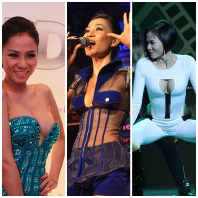 Điểm lại trang phục của cô nàng "Đường cong" này mới thấy, "khoe da thịt" là style cực yêu thích của Thu Minh... Điểm lại trang phục của cô nàng "Đường cong" này mới thấy, "khoe da thịt" là style cực yêu thích của Thu Minh...