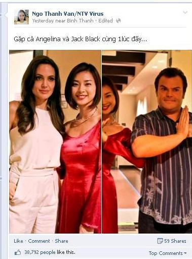 Hai tấm ảnh chụp cùng sao Hollywood gây tranh cãi của Ngô Thanh Vân Hai tấm ảnh chụp cùng sao Hollywood gây tranh cãi của Ngô Thanh Vân