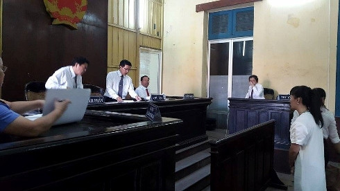 Phiên tòa phúc thẩm giữa Công ty IConnect, Co-Ordinate và trường Đại học Hoa Sen (ảnh: P.L)