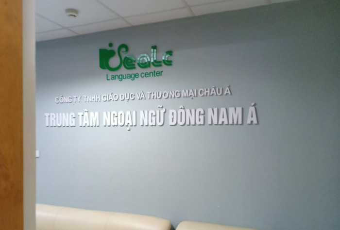 Trung tâm Ngoại ngữ Đông Nam Á (Ảnh:V.N)