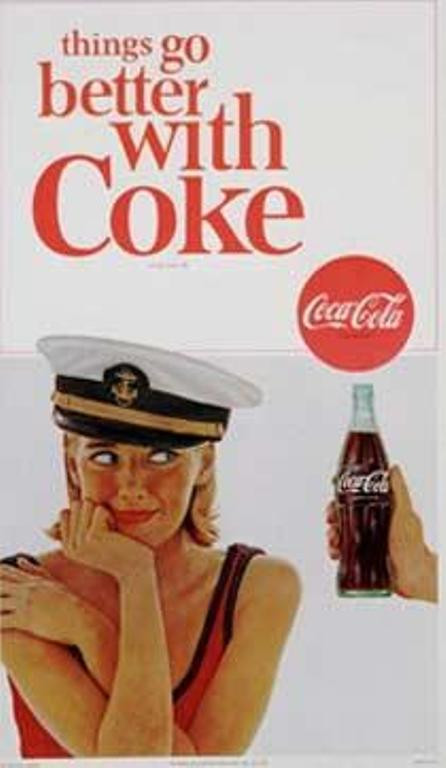 7. Xem TV, sảng khoái hơn với Coke (năm 1963) Với slogan “Things Go Better With Coke”, đây là một trong những chiến dịch quảng cáo được yêu thích nhất của Coke trong nhiều thập kỷ. Cũng là lần đầu tiên dân chúng thế giới được quảng cáo xuất hiện trên truyền hình, thay vì loại hình in ấn phổ biến như trước đây. 7. Xem TV, sảng khoái hơn với Coke (năm 1963) Với slogan “Things Go Better With Coke”, đây là một trong những chiến dịch quảng cáo được yêu thích nhất của Coke trong nhiều thập kỷ. Cũng là lần đầu tiên dân chúng thế giới được quảng cáo xuất hiện trên truyền hình, thay vì loại hình in ấn phổ biến như trước đây.