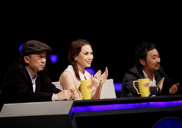 Cả 3 giám khảo đều tỏ ra hài lòng với kết quả top 3.