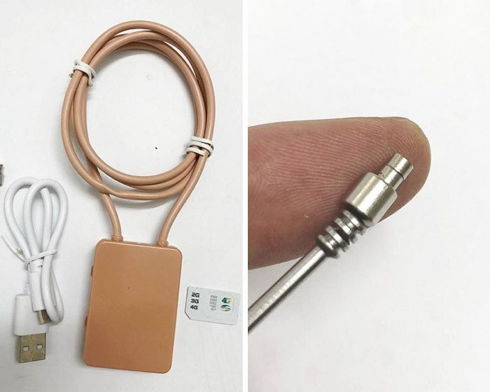 Loại tai nghe siêu nhỏ hạt từ dùng để thi hộ gián tiếp rất khó bị phát hiện (Ảnh: Vũ Ninh) Loại tai nghe siêu nhỏ hạt từ dùng để thi hộ gián tiếp rất khó bị phát hiện (Ảnh: Vũ Ninh)