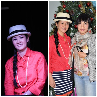 Sự trẻ trung và gu thời trang này của Hồng Nhung khiến nhiều người 'ghen tị'.