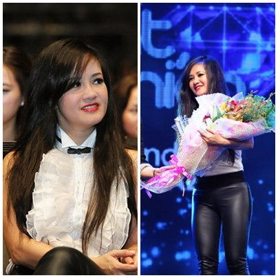 Mix chiếc áo trắng bèo nhún và một chiếc quần da ôm sát lấy cơ thể và điểm nhấn là chiếc nơ nhỏ nhắn trên cổ, chẳng ai nghĩ cô nàng này đã ngoài 40 tuổi