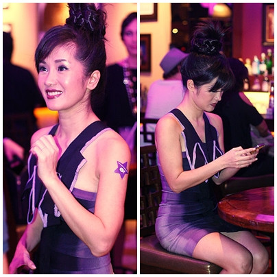 Bên cạnh đó, Hồng Nhung cũng nổi tiếng là một trong những người đẹp chịu khó gây 'ấn tượng'