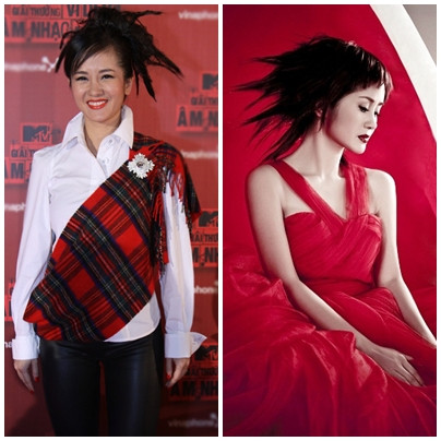 Nhưng đôi khi, trong những phút bất cẩn cô cũng bị 'xấu' với gam màu quyến rũ này.