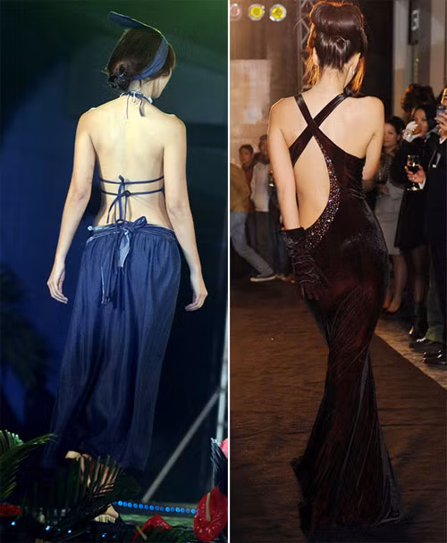 Trước Ngọc Trinh, siêu mẫu Hà Anh từng là đệ nhất vòng 2 siêu mini của Vbiz