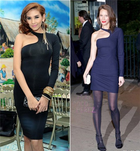 Hoàng Yến dính "nghi án" mặc váy đạo của Stella McCartney.