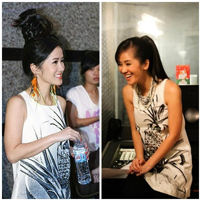 Cô cũng là người 'tiến bộ' trong thời trang khi luôn biết cải tiến trang phục của mình cho tinh tế và đẹp mắt hơn