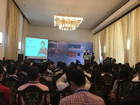 Buổi giới thiệu về chương trình truyền hình thực tế Shark Tank ở TP.Hồ Chí Minh (ảnh: P.L)