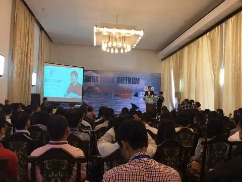 Buổi giới thiệu về chương trình truyền hình thực tế Shark Tank ở TP.Hồ Chí Minh (ảnh: P.L) Buổi giới thiệu về chương trình truyền hình thực tế Shark Tank ở TP.Hồ Chí Minh (ảnh: P.L)