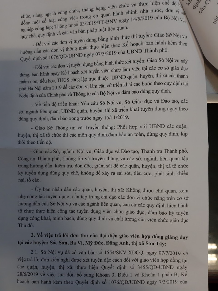 Thời gian thực hiện tuyển dụng trước 15/11/2019 (Ảnh:V.N) Thời gian thực hiện tuyển dụng trước 15/11/2019 (Ảnh:V.N)