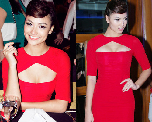 Phần tóc mới hơi cầu kỳ nhưng không hề sến sẩm.