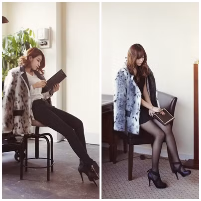 Áo lông chỉ hợp với dáng người thanh mảnh, dong dỏng cao