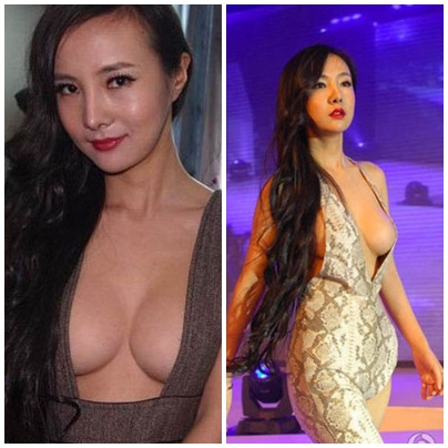 Nhưng hậu nâng mũi, người ta lại thấy dung nhan của Angela Phương Trinh thấp thoáng bóng dáng của 'quả bom sex' Hoa ngữ Can Lộ Lộ