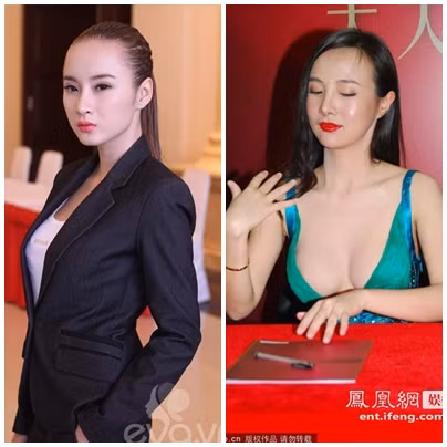 Vầng trán cao, sống mũi thẳng tưng, nước da trắng ngần và chiếc cằm thon gọn