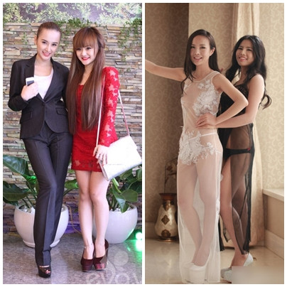 Không những vậy, cả 2 cô nàng đều có một cô em gái...