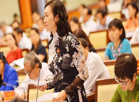 Tân Phó Chủ tịch Hội đồng nhân dân Thành phố Hồ Chí Minh - bà Phan Thị Thắng (ảnh: SGGP)
