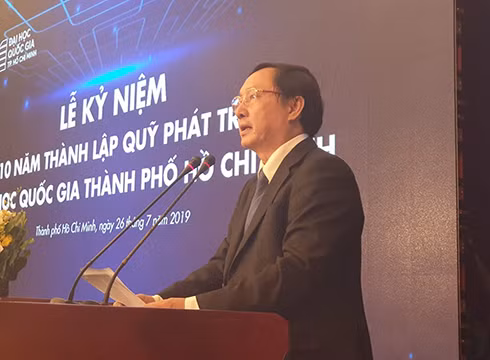 Phó Giáo sư Huỳnh Thành Đạt - Giám đốc Đại học Quốc gia Thành phố Hồ Chí Minh (ảnh: P.L)