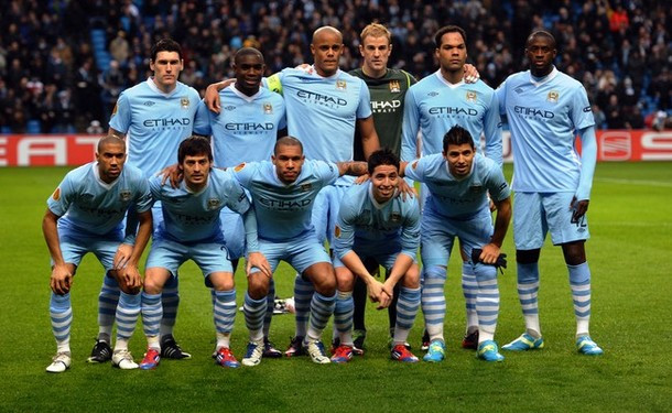 Đội hình ra sân của Man City