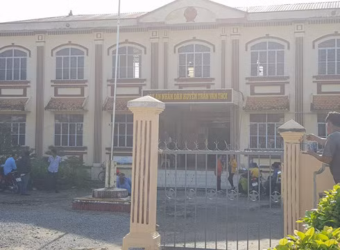 Tòa án nhân dân huyện Trần Văn Thời, tỉnh Cà Mau (ảnh: P.L)