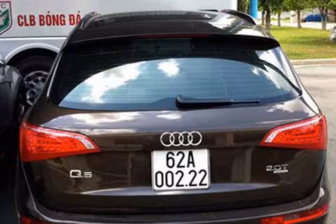 Chiếc Audi Q5 của Tài Em sở hữu biển số khá đẹp
